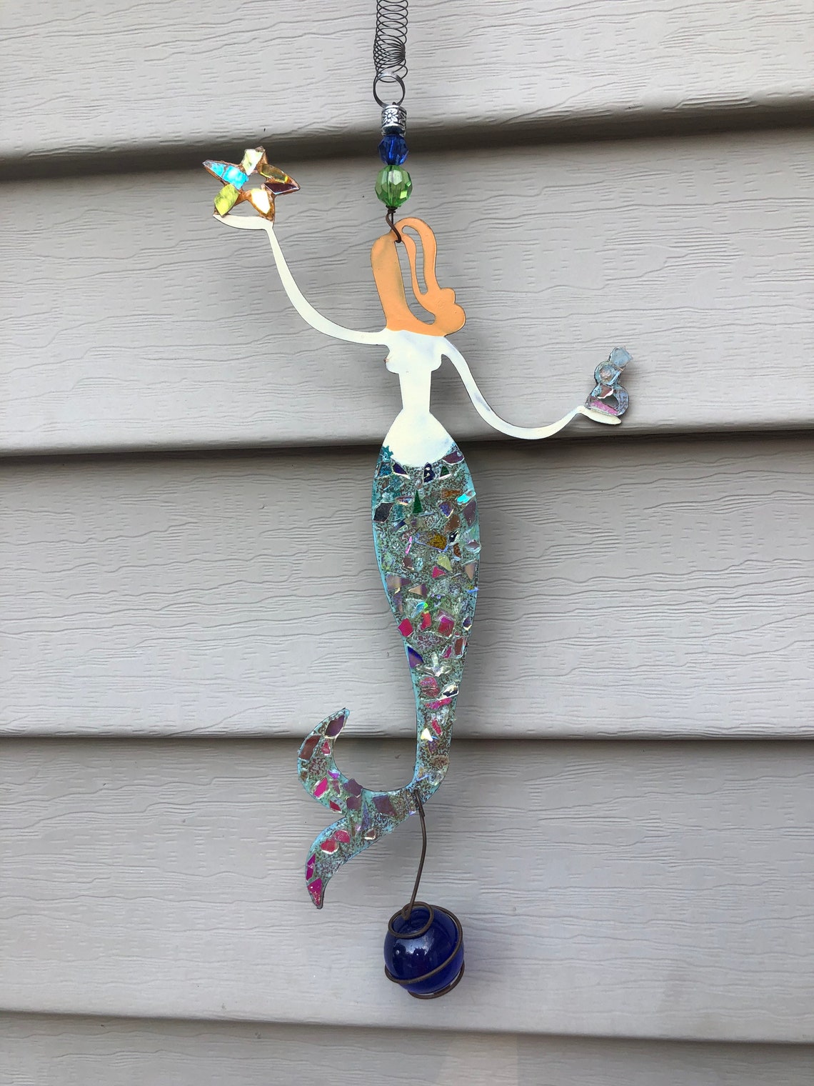 Mermaid Bouncy SunCatcher.. mermaid SunCatcher.. mermaid Etsy