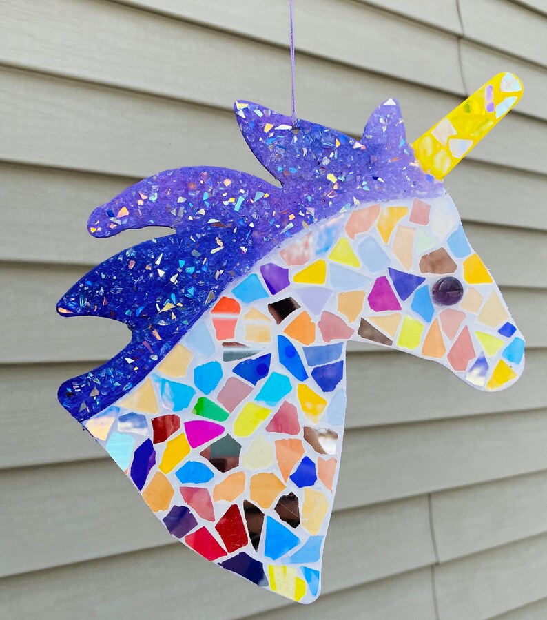 Unicorn Suncatcher.. Whirligigs Wind Spinner.. Etsy