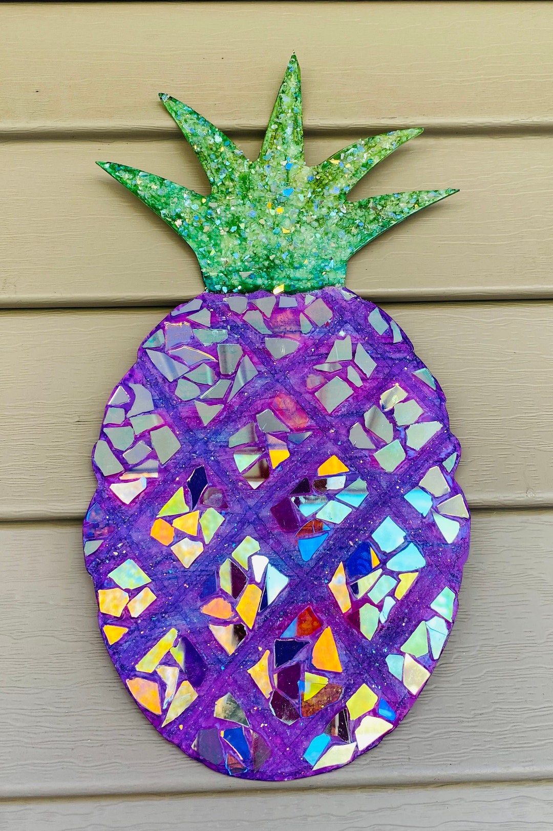 Pineapple.. Blingthingzbylori.. Wall Sign Etsy