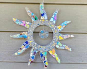 Rainbow sun suncatcher.. blingthingzbylori.. suncatcher.. yard art.. whirligigs..gifts.. gift