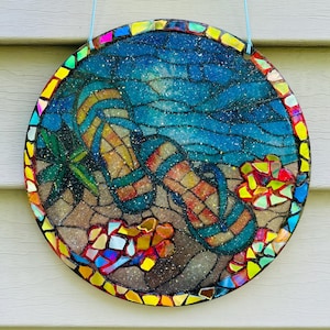 Flip Flop suncatcher.. BlingthingzbyLori .. whirligigs wind spinner.. window decoration.. beach decor.. gift for flip flop lover