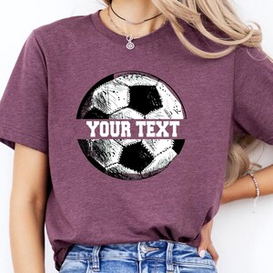 Personalized Soccer T-Shirt, Custom Soccer Shirt, Soccer Player Gifts, Soccer Team Name Shirt, Soccer Mom Shirt, Soccer Game Day Shirt