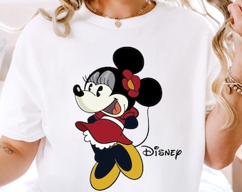 Retro Disney Minnie Shirt, Vintage Minnie Shirt, Minnie Mouse Shirt, Disney Trip Shirt, Disneyland Vacation Shirt, Disney Women Shirt
