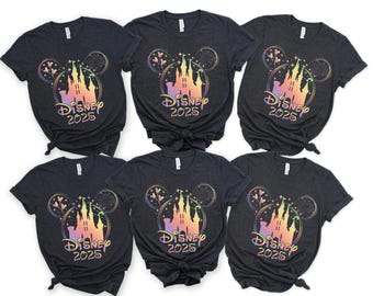 Disney Family Trip 2025 Shirts, Disney Retro Shirt, Disney Trip Shirt, Disneyworld Shirts, Magic Kingdom Shirts, Disneyland Vacation Tees