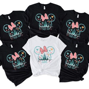 Custom Disney Birthday Girl Shirt, Disney Birthday Girl Shirt, Disney Birthday Squad Shirt, Disney Matching Birthday Tee, Birthday Party Tee