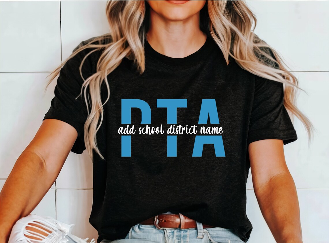 Custom PTA Shirts, Custom Parent Teacher Organization Association Shirt ...