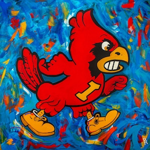 Iowa State Officially Licensed 1978 Marching Cy Print