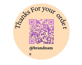 Personalized QR Code Stickers