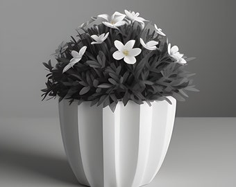 White Mirage Vase