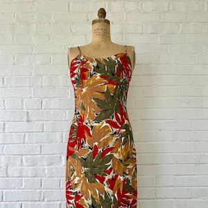 1990&#39;s Size 4/6 Natural Vibes Slinky Dress