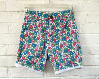 Girl's Size 8 Vintage Floral Denim Shorts