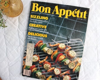 June 1986 - Bon Appétit Magazine ft. Skewers