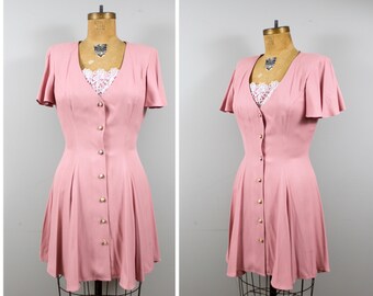 blush pink dress short