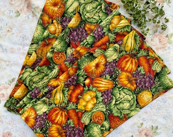 Made in Chicago - Autumn Bounty Cloth Napkins