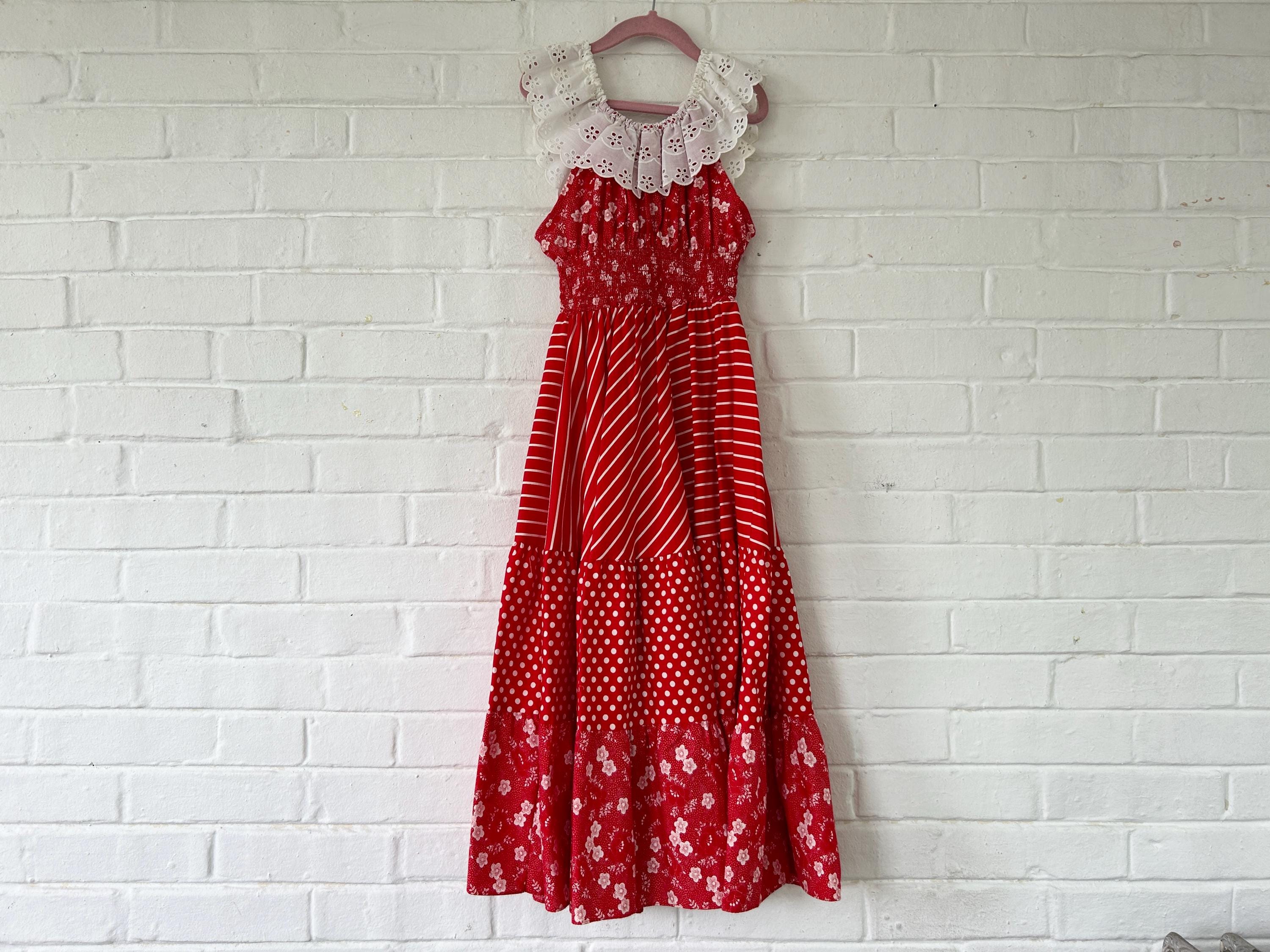 1970 homecoming dress 70s R4F18-020