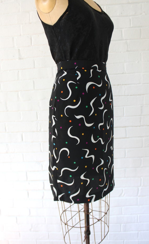 1980's Size 0 Confetti Skirt - image 2