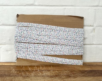 By The Yard - 1980's Petite Floral Single Fold Bias Tape