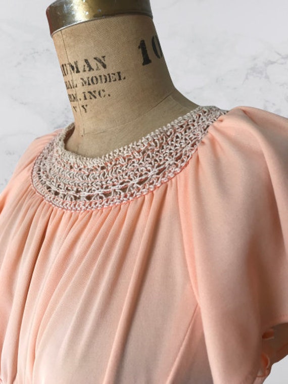 1960's Salmon Pink Babydoll Dress - image 7