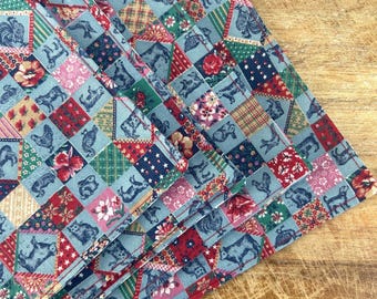 Farmhouse + Gingham Lunchbox Napkins (Set of 5)