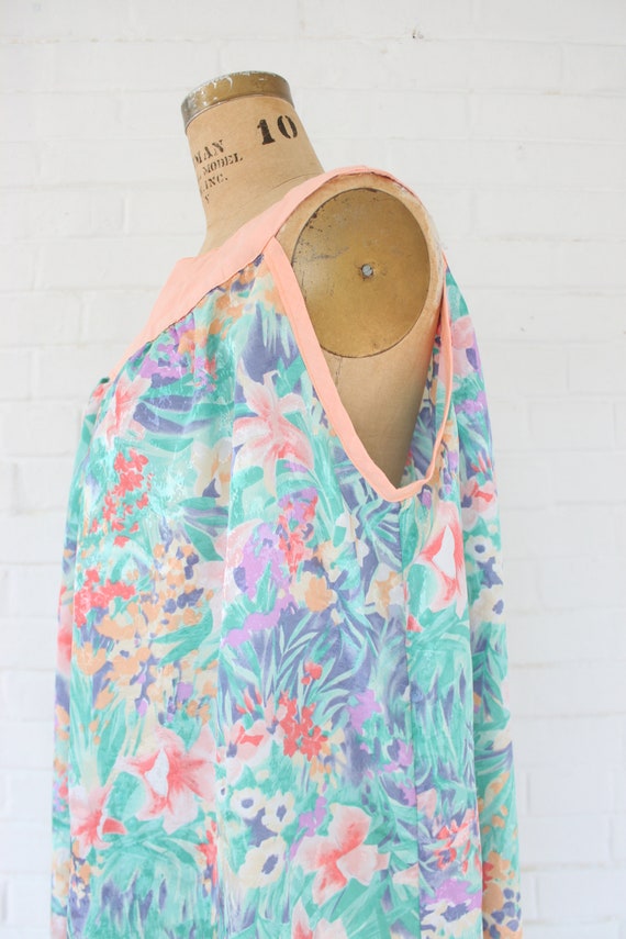 1980's Peachy Pastel House Dress - Gem