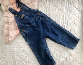 2T - 1980's Oshkosh Toddler Denim Overalls