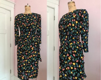 Vintage Nina Piccalino Confetti Poppy Dress