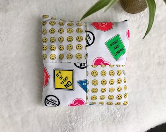 1990's Cute Little Patchwork Pillow (that helps save the planet)
