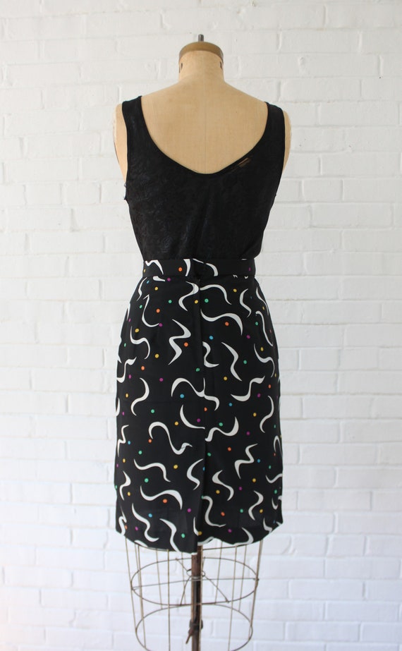 1980's Size 0 Confetti Skirt - image 3