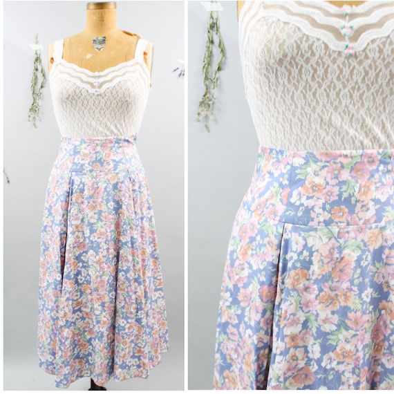 Vintage Laura Ashley Floral Skirt