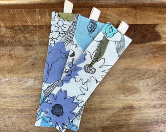 Watercolor Floral Bookmark Set