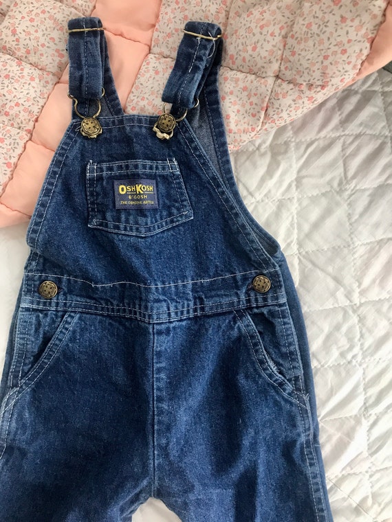 2T - 1980's Oshkosh Toddler Denim Overalls - image 2