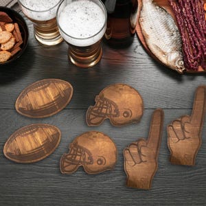 Custom Engraved Wooden Coasters Set, Personalized Drink Mats With Logo, Wedding Or Corporate Gift, Bulk Rustic Party Favors, Man Cave Gift