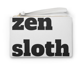 Zen Faultier Clutch Tasche