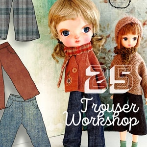 INSTANT DOWNLOAD pdf Moshi-Moshi Sewing Class 25 Trouser Workshop intermediate image 1