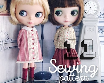 INSTANT DOWNLOAD pdf - A4 Version - Moshi-Moshi Sewing Class 11, Pattern Blythe, Ruruko, A Versatile Dress