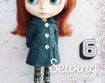 Moshi Moshi Sewing Pattern 6 - Peacoat