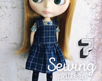 Moshi Moshi Sewing Pattern 7 - Pinafore Dress