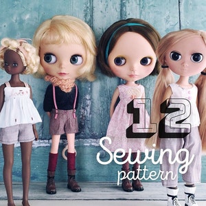 INSTANT DOWNLOAD pdf - A4 Version - Moshi-Moshi Sewing Class 12, Pattern Blythe, Ruruko, Summer Separates