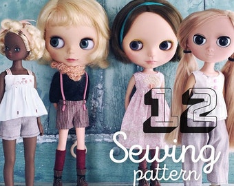 INSTANT DOWNLOAD pdf - A4 Version - Moshi-Moshi Sewing Class 12, Pattern Blythe, Ruruko, Summer Separates