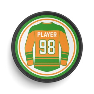 Personalisierter Hockey Puck: Individuelle Jersey Erinnerungsstücke