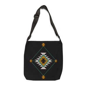 Bolsa tote de design ocidental, alça ajustável