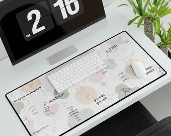 Affirmations Mouse Pad mouse pad affirmations desk mat desk pad affirmation desk mat desk pad mousepads mousepad