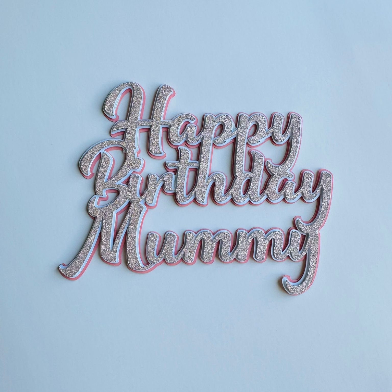 Happy Birthday Mom Cake Topper, Mom's Birthday Party Decoration, Mother's Day Cake Decor
