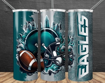 Eagle 20oz Skinny Tumbler Wrap PNG, Sport 20oz Tumbler PNG, Mascot Sublimation Tumbler PNG Digital Download