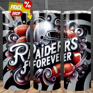 Raider 20oz Skinny Tumbler Wrap PNG, Sports 20oz Skinny Tumbler PNG, Mascot Sublimation Tumbler PNG Digital Download, Football Tumbler Png