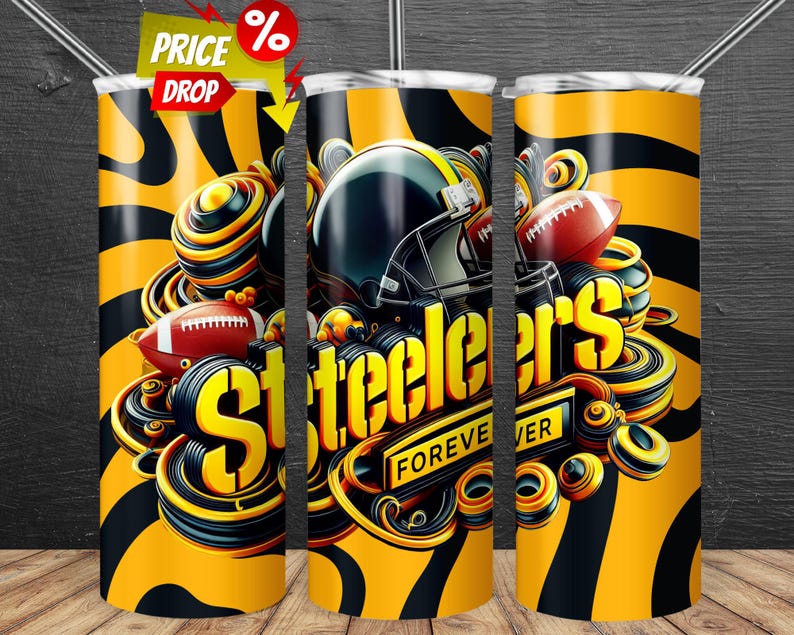 20oz Skinny Tumbler Wrap PNG, Sports 20oz Skinny Tumbler PNG, Mascot Sublimation Tumbler PNG Digital Download, Football Tumbler Png image 1