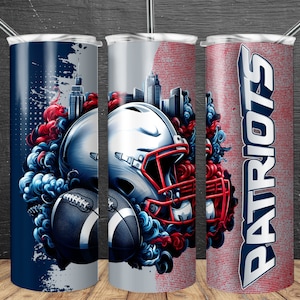Patriot 20oz Skinny Tumbler Wrap PNG, Sport 20oz Tumbler PNG, Mascot Sublimation Tumbler PNG Digital Download