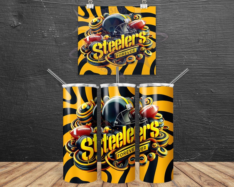 20oz Skinny Tumbler Wrap PNG, Sports 20oz Skinny Tumbler PNG, Mascot Sublimation Tumbler PNG Digital Download, Football Tumbler Png image 2