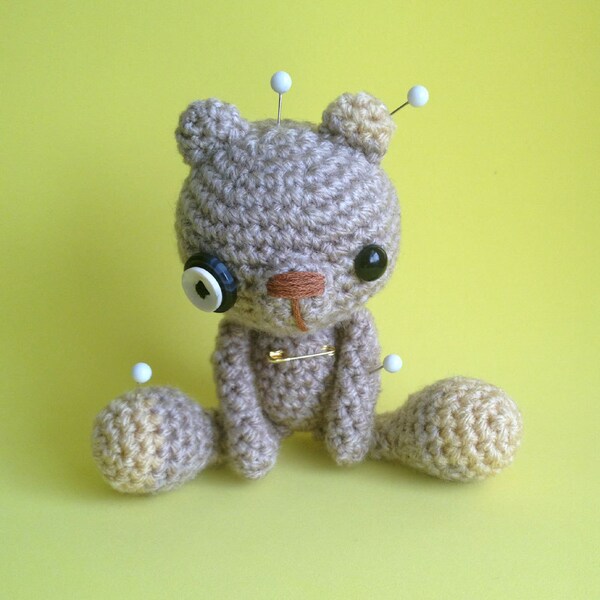 Einstein the Amigurumi Brown Voodoo Bear