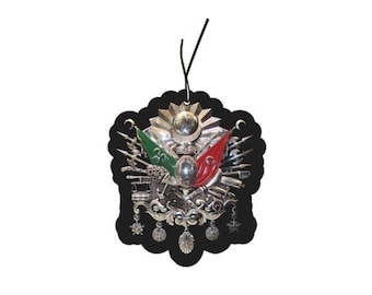 Osmanli Tugrasi air freshener car, car air freshener, car scent pendant, car tuning, car scent dispenser
